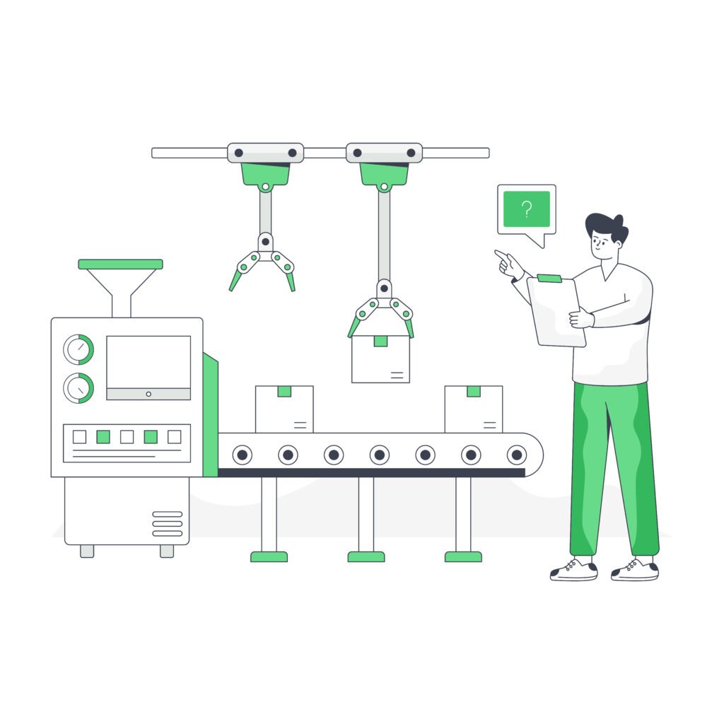Futuristic technology illustration with data connections and digital elements.
